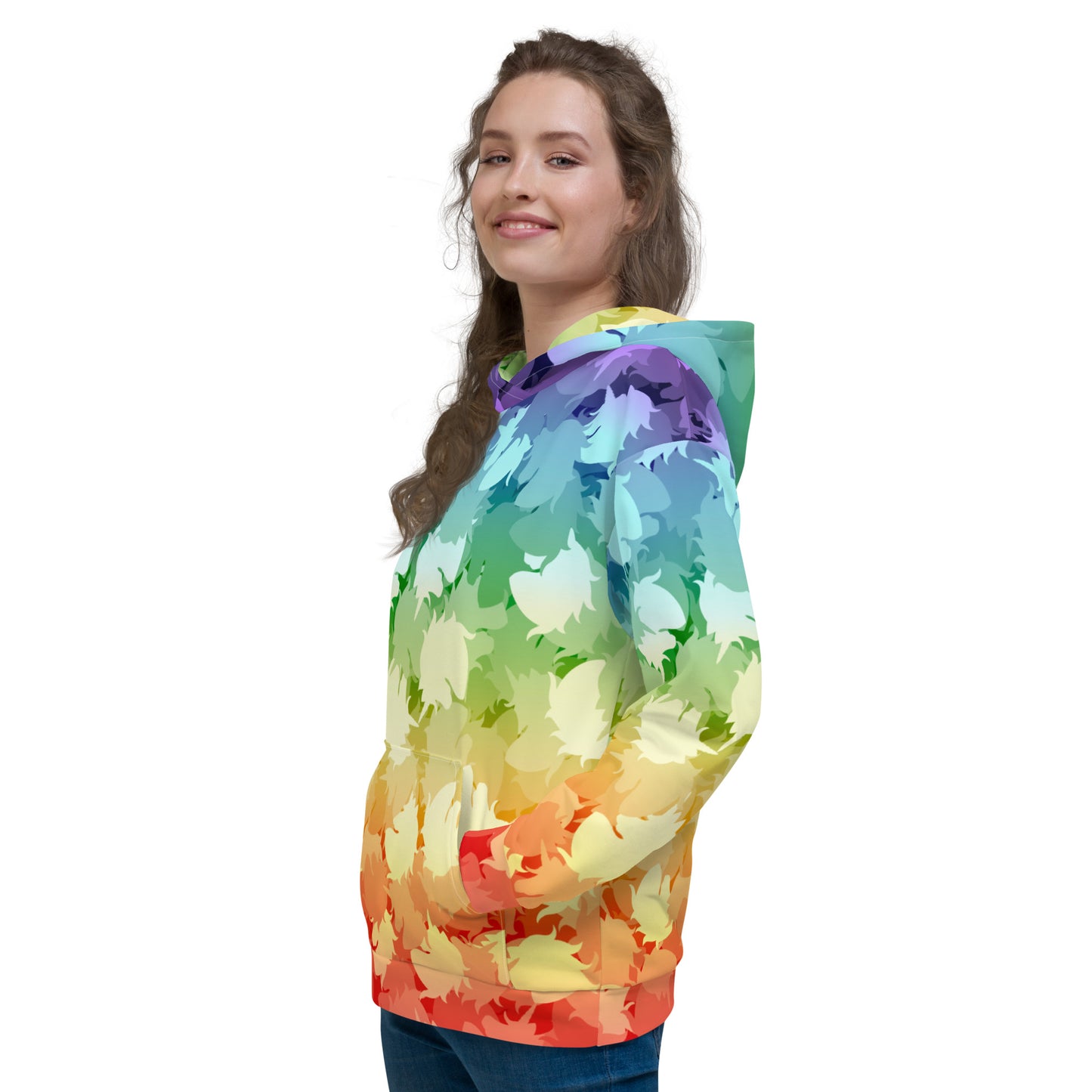 Rainbow Unicorn Camo Unisex Hoodie